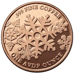 Christmas Graffiti 1 Ounce of Copper