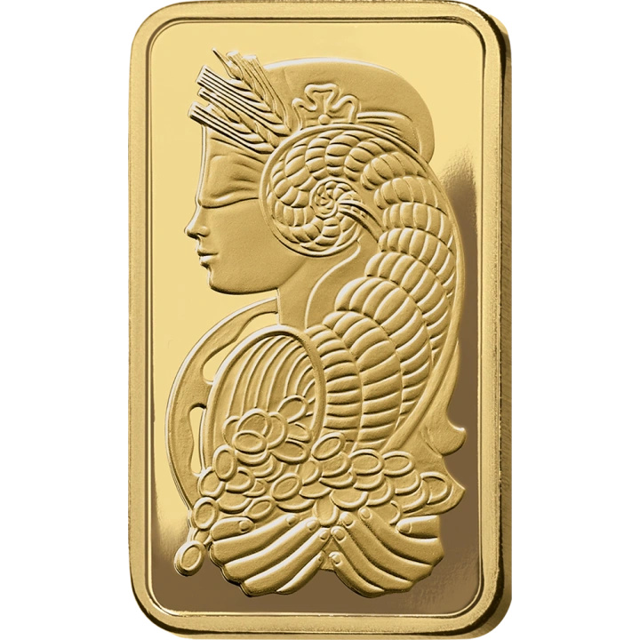 Lingot d’or de 1 g PAMP Lady Fortuna VERISCAN en écrin – coffret cadeau