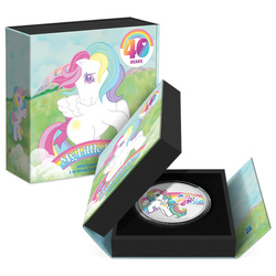 Niue: My Little Pony 40° anniversario colorato 1 oncia d'argento 2023 Proof