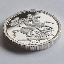 Великобритания Сребърен Sovereign 2027 Proof