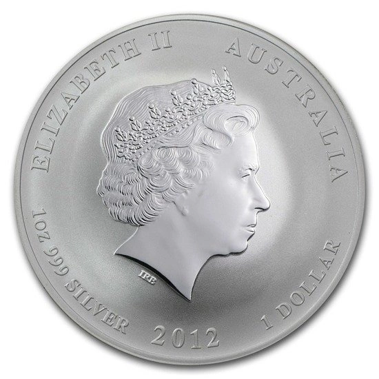 Lunar II: Rok Smoka 1 uncja Srebra 2012