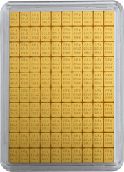 100 x 0,5 g CombiBar Valcambi aranyrudacska