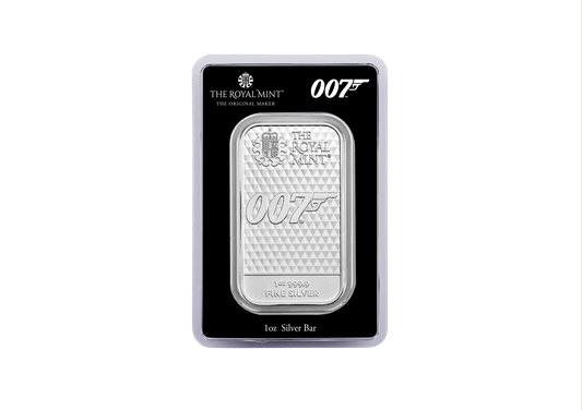 Bar James Bond Diamonds Are Forever 1 oz Silber Bar (in certpack)