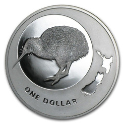 Kiwi 1 uncja Srebra 2009 Proof