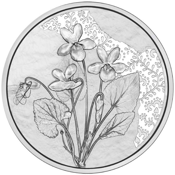 The Violet 10 Euro Srebro 2024