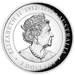 Australijski dziki koń - Brumby 2 uncje Srebra 2023 Proof High Relief