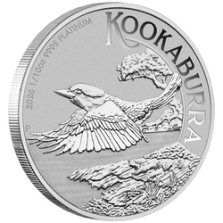 Kookaburra 1/10 oz Platină 2026