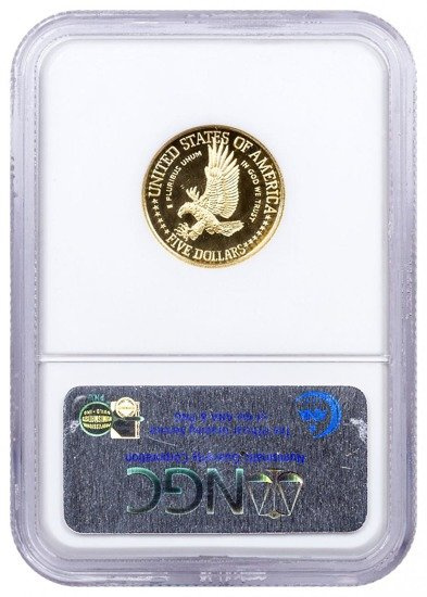Liberty 7.52 gramów Złota 1986 Proof PF70 Ultra Cameo NGC