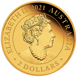 Australijski Kangur 0,5 grama Złota 2021