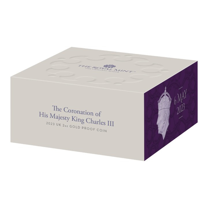 The Coronation of His Majesty King Charles III 2 oz Gold 2023 Proof