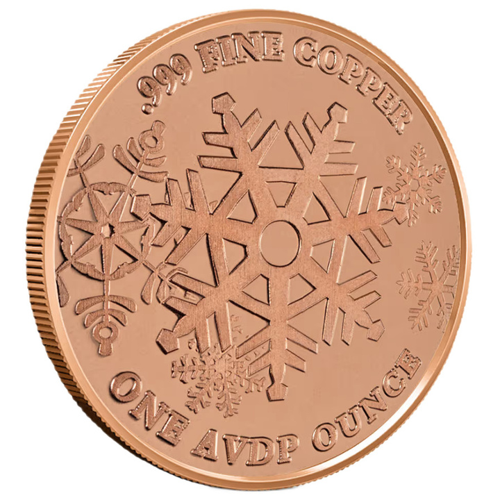 Adornos navideños – 1 onza de cobre