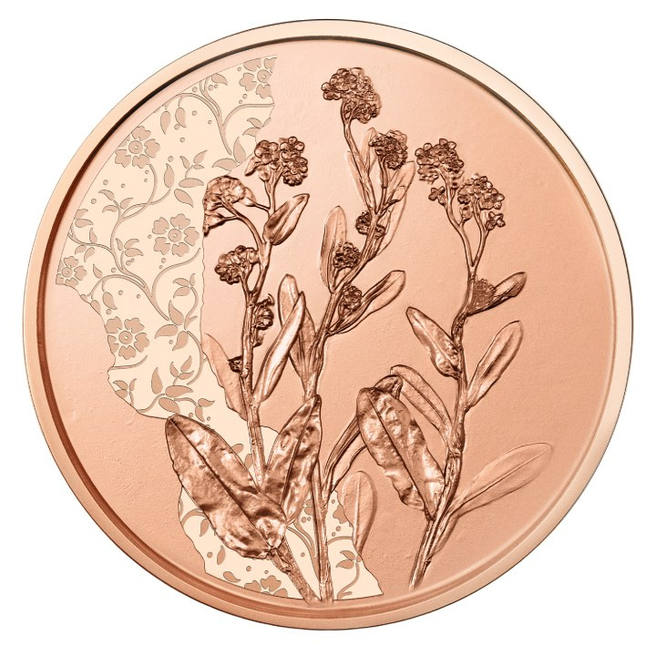 The forget-me-not 10 Euro Copper 2023 Coin