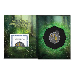 Witchcraft - Seeress Ritual 1 oz Silver 2023 Gilded Antiqued Coin