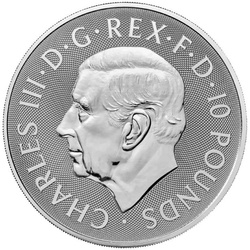 The Royal Tudor Beasts: The Seymour Unicorn 10 once d'argento 2024