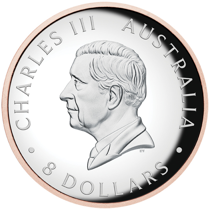 Australijska Koala pozłacana 5 uncji Srebra 2024 Proof High Relief