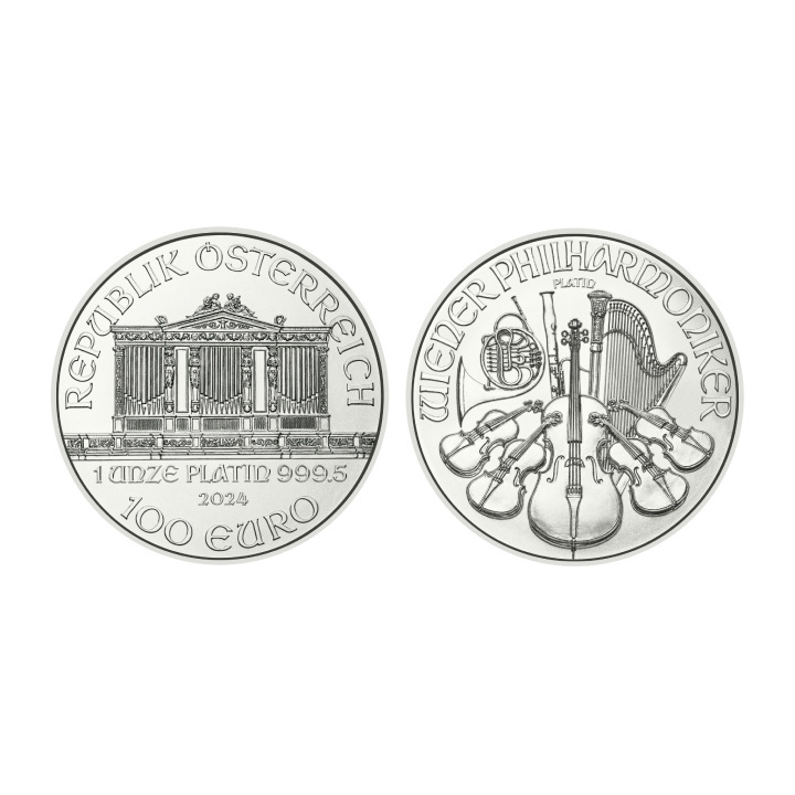 Wiener Philharmoniker 1 oz Platin 2024
