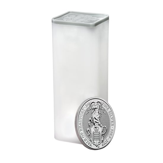 The Queen’s Beasts 2019: The Yale of Beaufort 2 oz Silver Investment Sets 200 Pc.