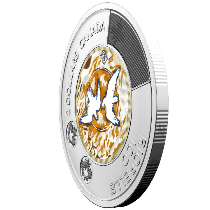 Zestaw Canada: 100. rocznica urodzin Jean-Paul'a Riopelle' - Commemorative Collector Keepsake Card 7 monet 2023