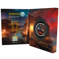 Canada: Carnival coloured 1 oz Silver 2024