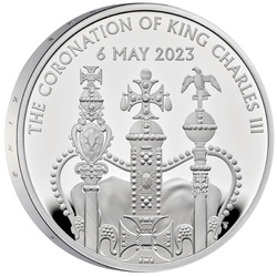 Le couronnement de Sa Majesté le roi Charles III 5 £ Argent 2023 Proof