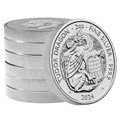 The Royal Tudor Beasts: The Tudor Dragon 2 once d'argento 2024