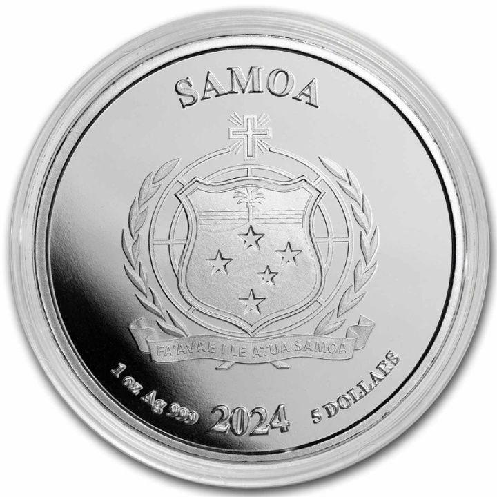 Samoa: DC Comics - Wonder Woman 1 oz Silber 2024 Coin