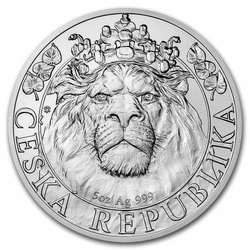 Niue: Czech Lion 5 uncji Srebra 2022