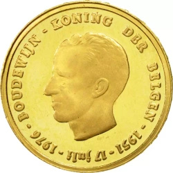 Bélgica: Baudouin roi des Belges 1976