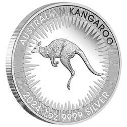 Kangourou australien 1 once d'argent 2024 Proof (King Charles III Observe First Issue)