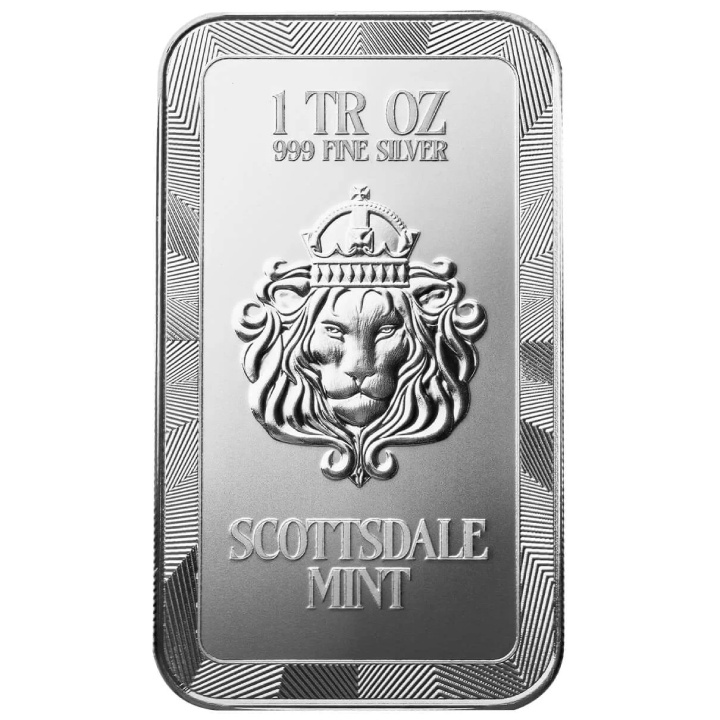 Stříbrná mincovna Scottsdale Italy Flag colorized 1 oz Silver Bar