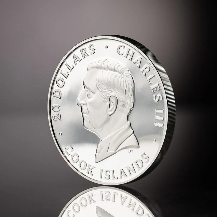 Cook Islands: Silver Burst – Rhino 3 oz Silver 2025 Proof