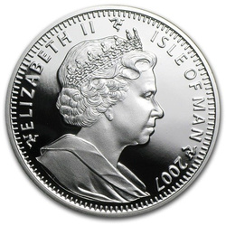 Isle of man cat series: Ragdoll 1 oz Silver 2007 Proof
