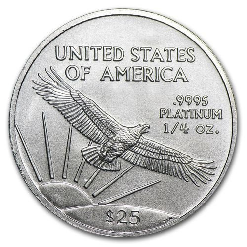 American Eagle 1/4 uncia platina