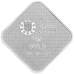 The Royal Mint bar - Bestias de la Reina 1 oz Plata