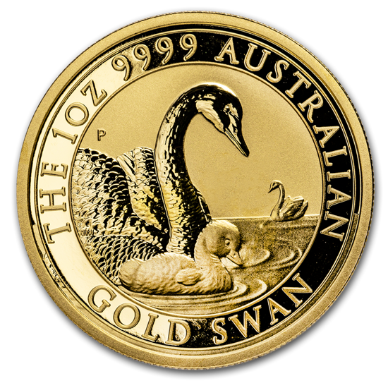 Schwäne 1 oz Gold 2019