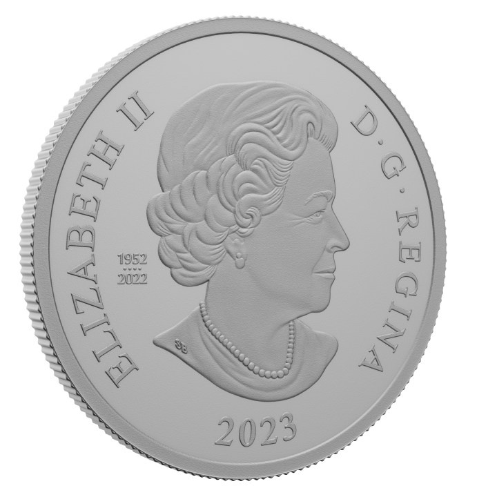 Canadá: Corona de San Eduardo $20 plata dorada 2023 Matte Proof