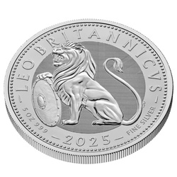 The British Lion 5 uncí stříbra 2025