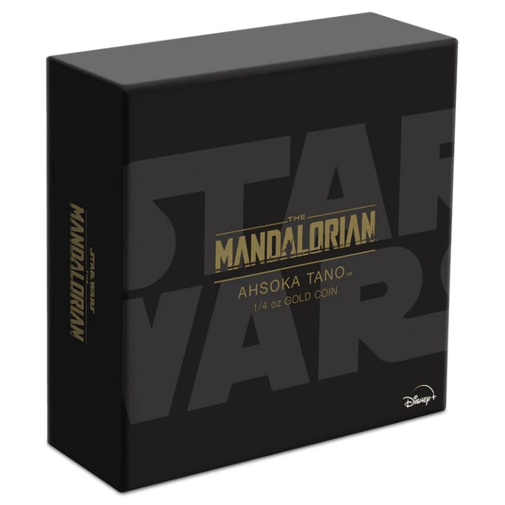 Niue: Star Wars El Mandalorian - Ahsoka Tano 1/4 oz Oro 2022 Proof