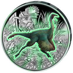 Ornithomimus Velox colorized 3 Euro Copper 2022