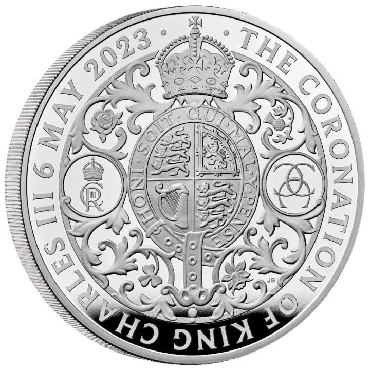 The Coronation of His Majesty King Charles III 5 oz Silber 2023 Proof