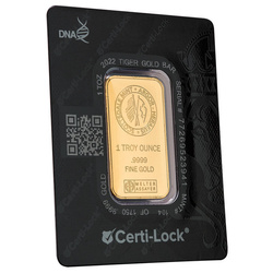 Barra Año del Tigre 1 oz Oro 2022