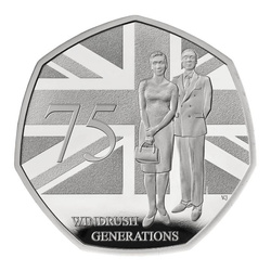 Sada 5 mincí Velká Británie Měďnikel 2023 Premium Proof Commemorative Coin