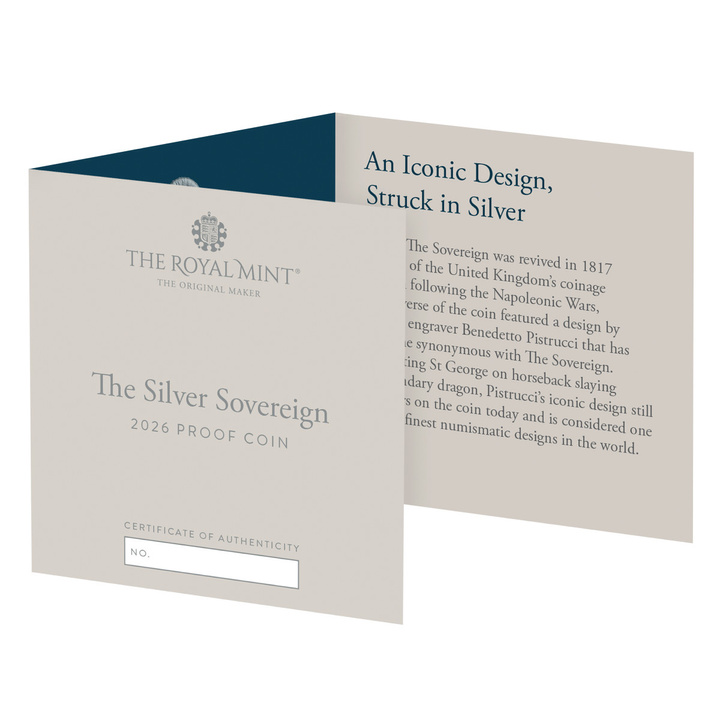 Regno Unito: Sovrano d'argento 2026 Proof