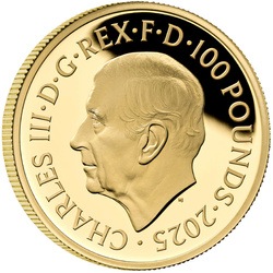 Ensemble de 6 pièces Premium Britannia Or 2025 Proof