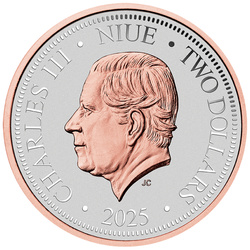 Niue: Impresiones Nativas - Kookaburra 1 oz Plata 2025 Dorado Prooflike Super Incused