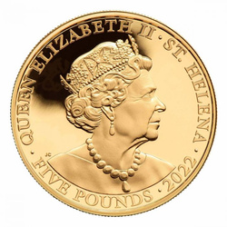 Las Virtudes de la Reina: Justicia 1 oz Oro 2022 Proof
