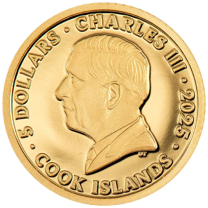 Cook Islands: Legends -Aztecs Empire 0,5 grama Złota 2025 Proof