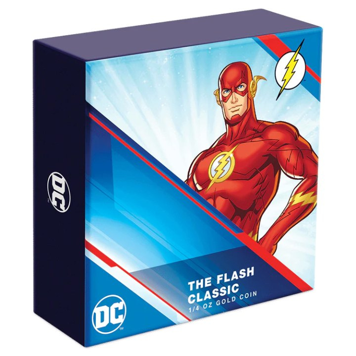Niue: DC Comics – The Flash 1/4 uncia arany 2022 Proof