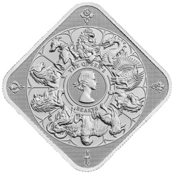 The Royal Mint bar - Bestias de la Reina 1 oz Plata