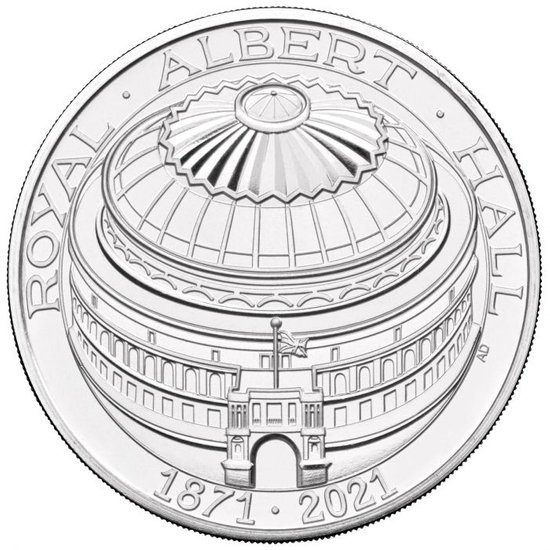 The 150th Anniversary of the Royal Albert Hall 28.28 gramm Cupro-Nickel 2021